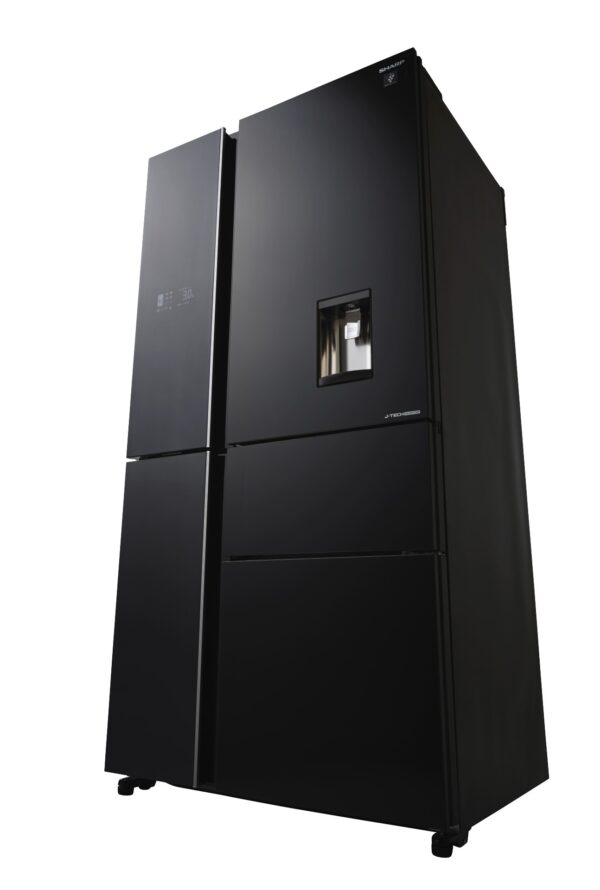 Sharp 5 Door Inverter Refrigerator SJ-FX660W-BK | 650 Liters - Black - Image 3