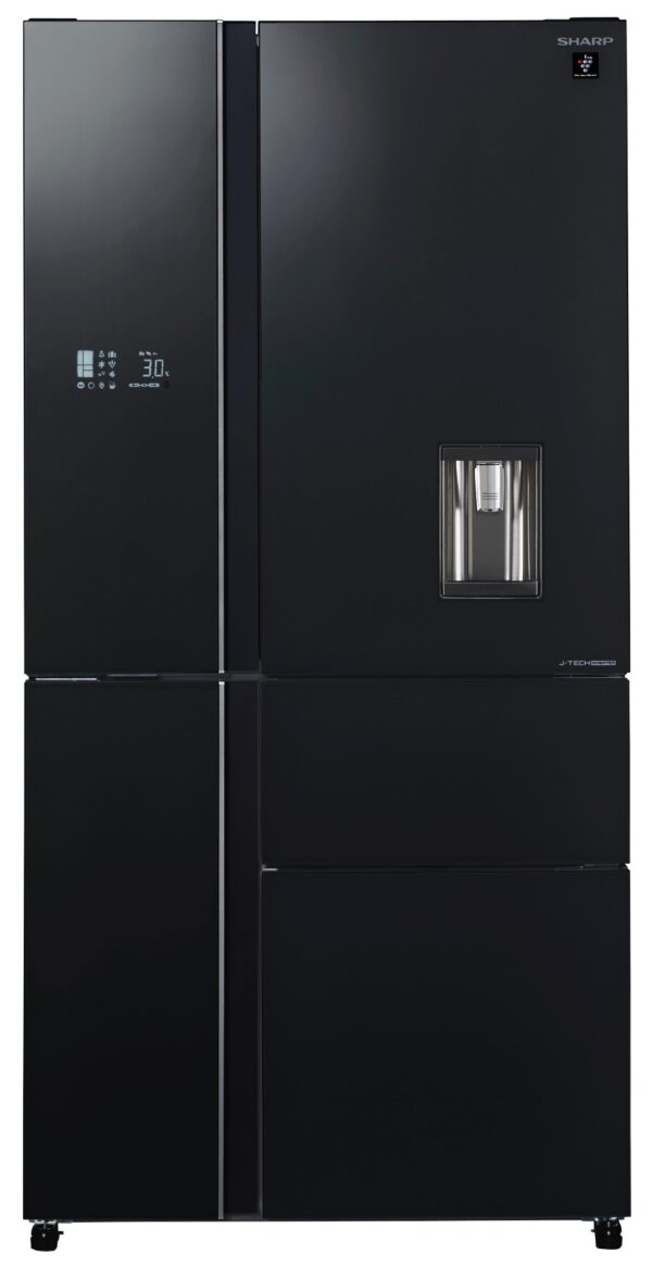Sharp 5 Door Inverter Refrigerator SJ-FX660W-BK | 650 Liters - Black