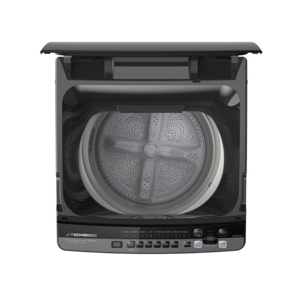 Sharp Full Auto J-Tech Inverter Washing Machine ES-W85TWXT-SA | 8.5 KG - Titan Silver - Image 2